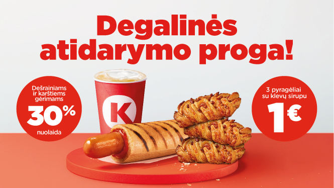 Pasiulymai atidarymo proga
