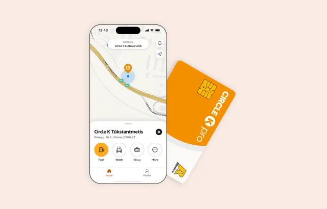 Circle K Pro card and app